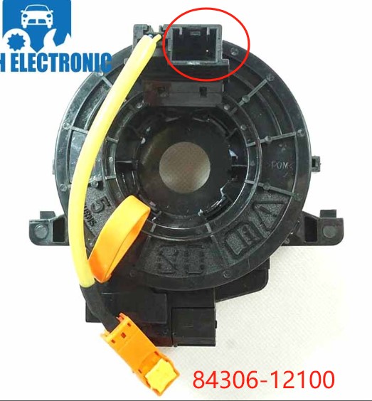 Clock spring (84306-12100) TOYOTA Corolla Axio Fielder Auris Blade 2006 2007 2008 2009 2010 2011 2012 2013 2014 - Basic function - Image 2