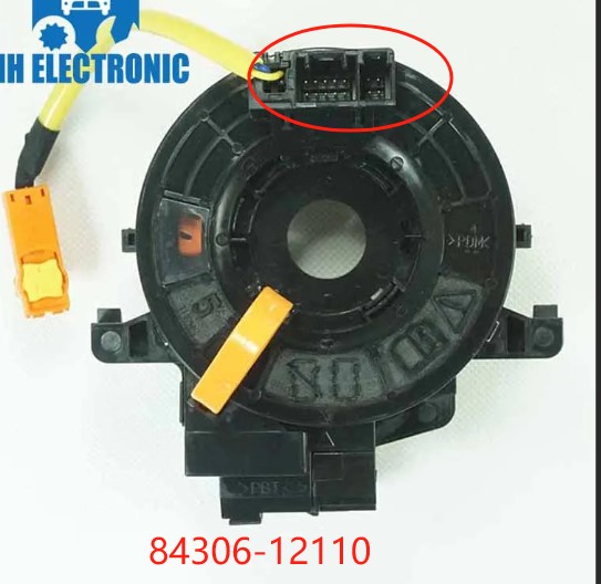 Clock spring (84306-12110) TOYOTA Corolla Axio Fielder Auris Blade 2006 2007 2008 2009 2010 2011 2012 2013 2014 - multiple function - Image 2